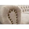 Luxusní křeslo Chesterfield III champagne