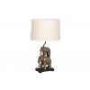 Stylová stolní lampa Elephants 64cm béžová