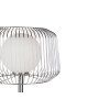 Moderní stojací lampa Silver Cage 162cm