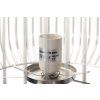 Moderní stojací lampa Silver Cage 162cm