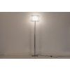 Moderní stojací lampa Silver Cage 162cm