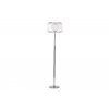 Moderní stojací lampa Silver Cage 162cm
