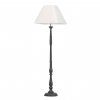 Luxusní stojací lampa  White Pyramid 190cm bílá/tmavě šedá