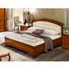 Klasická postel Ricardo Chesterfield 160cm ořech