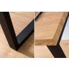 Industriální psací stůl Studio Oak II 120cm dub/černý