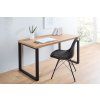 Industriální psací stůl Studio Oak II 120cm dub/černý