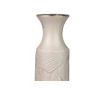 Stylová keramická váza Mila 30cm champagne