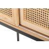 Designová skříňka Grid Rattan 154cm ratanový výplet
