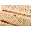 Designová komoda Grid Rattan 97cm ratanový výplet