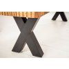 Industriální lavice Aero Mango Natur 160cm masiv