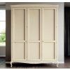 Luxusní bílá zámecká skříň Victoria 230cm třídveřová