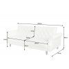 Designová retro sedačka Maison Belle II Natur 220cm