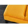 Designová čalouněná lavice Boutique žlutá 80cm