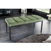 Designová lavice Boutique zelená 80cm manšestr