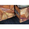 Stylový TV stolek Art Finish 160cm z masivu palisandr