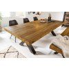 Masivní jídelní stůl Thor Pine II 200cm industriální