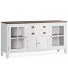 Masivní bílý příborník Everest 180cm