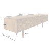 Designový dřevěný TV stolek Anne 145cm akácie honey