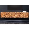 Designová TV skříňka Anne 160cm palisandr závěsná