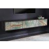 Stylový nástěnný TV stolek Soul 160cm dýha přírodní kámen