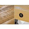 Masivní jídelní lavice Thor Pine 200cm vintage braun industriální