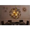 Designová závěsná lampa Infinity zlatá/sklo