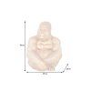 Stylová kovová socha Gorilla Kong 43cm zlatá