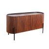 Designový Art-Deco příborník Black Carltone 150cm mango