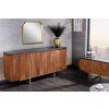 Luxusní příborník Marble Carltone 160cm s mramorovou deskou