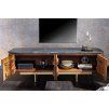 Luxusní televizní stolek Marble Carltone 160cm s mramorovou deskou