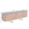 Luxusní televizní stolek Marble Carltone 160cm s mramorovou deskou
