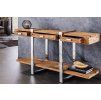 Stylová konzola Barracuda 140cm teak/nerez