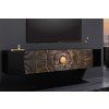Orientální závěsný TV stolek Golden Sunset 160 cm černý