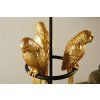Designová stolní lampa Parrots 75cm černá-zlatá