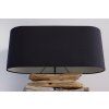 Moderní stolní lampa Riverine 55cm černá