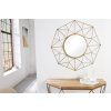 Moderní nástěnné zrcadlo Diamond 80cm mosaz