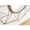 Moderní nástěnné zrcadlo Diamond 80cm mosaz