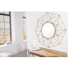 Moderní nástěnné zrcadlo Diamond 90cm mosaz