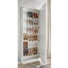 Stylový botník Cloe I 208cm bílý se zrcadlem