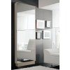 Moderní vysoký botník Cloe Mirror 208cm se zrcadlem