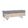 Designový TV stolek Arte 140cm černý/akácie