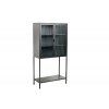 Moderní prosklená vitrína Europe Z s kovovým rámem