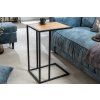 Příruční stolek Europe Slim 63 cm černý/ dub