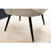 Designové retro křeslo Scandinavia Teddy greige