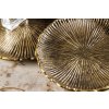 Designový tác Abstract Leaf 45cm zlatý
