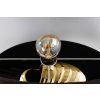 Stylové černé stínidlo Shell 50cm rovné