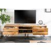 Masivní televizní stolek Living Edge 160cm divoký dub