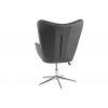 Stylové sametové křeslo Lounger 360°