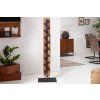 Stylový stojan na víno Barracuda 140cm teak pro 8 lahví