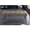 Designová lavička délky 100cm taupe barva.